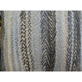thumbnail image 3 of Plutus Brands Plutus Blue Gate Gray Blue and Taupe Handmade Decorative Throw Pillow double sided 20" x 20" Large, 3 of 3
