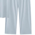 thumbnail image 6 of FNFYFH Mens Big and Tall Pajamas Set Lightweight Loungewear Short Sleeve Top and Pants Soft Sleepwear Pjs Sets, 6 of 6