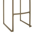 thumbnail image 3 of Crosley Furniture Harlowe Modern Velvet/Steel Bar Stools, Creme (Set of 2), 3 of 7