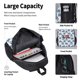 thumbnail image 4 of Easygdp Cute Hippos Mochila para Niños y Niñas con Set de Caja de Almuerzo y Estuche para Lápices 3 en 1, Mochila Escolar Estampada para Adolescentes, 4 of 7