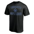 thumbnail image 2 of Men's Black Toronto Maple Leafs Special Edition Victory Arch T-Shirt, 2 of 3