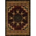 thumbnail image 2 of HomeRoots 369340 63 x 90 in. Lodge Polypropylene Area Rug, 2 of 2