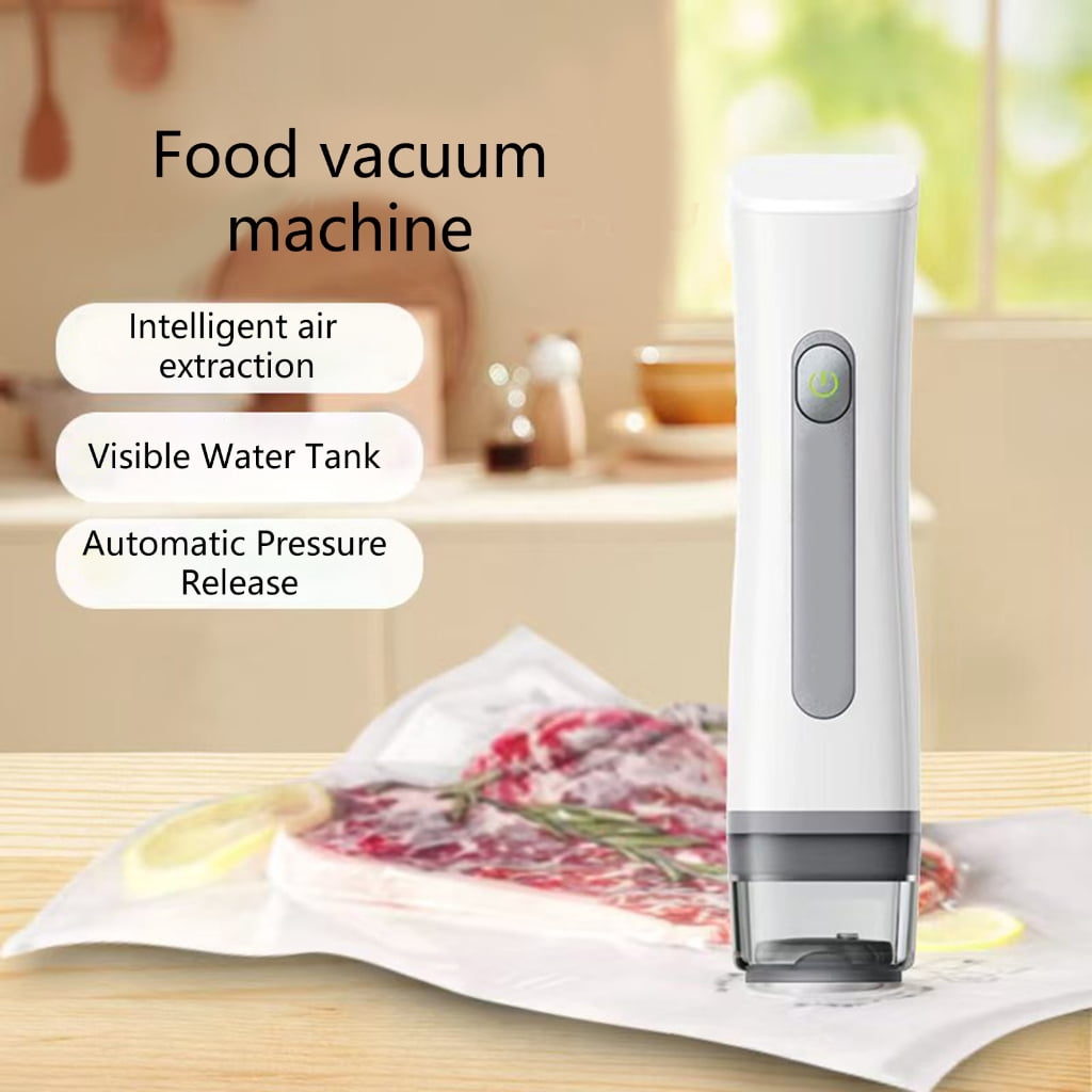 Yammee Handheld Food Vacuum Sealer Machine with Visible Water Tank and 30 Storage Bags
