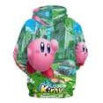 thumbnail image 2 of Kirby Hoodie 3D Print Pullover Hooded Long Sleeve Sweatshirts Tops Blouse with Pocket for Mens Womens, 2 of 7