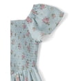 thumbnail image 2 of The Children's Place Girls Cap Sleeve Floral Smocked Ruffle Dress, Sizes XS-XXL, 2 of 5