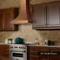 thumbnail image 5 of ZLINE 30" Designer Series Hand-Hammered Copper Finish Wall Range Hood (8632H-30), 5 of 5