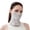 Light Gray, variant on UV Face Mask, Sun Masks for Women, Soft Breathable Face for Outdoors, Washable Reusable Z01 Light Gray A