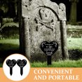 thumbnail image 4 of unbranded 2Ud Marcadores Para Cementerio En Acrílico Negro Con Forma Para De Jardín Y Patios, 4 of 8