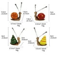 thumbnail image 3 of openpig Mini Colorful Snail Garden Ornaments Micro Courtyard Landscaping Decoration Gardening, 3 of 9