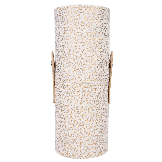 Comfortable Hand Feeling Cosmetic Brush Container, Durable Brush Holder, Made Of Quality PU Leather Dress Up Make Up For Makeups Professional Makeup Artist