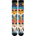 thumbnail image 7 of Coolnut Mardi Gras Carnival Mask Compression Socks for Women&Men Circulation-Best Support for Nurses, Running, Athletic-1 Pairs Gift, 7 of 7