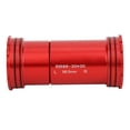 thumbnail image 2 of Caja de pedalier integrada BB86 roja con 4 rodamientos de bloqueo para bicicletas: diseño roscado, 2 of 8