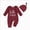 Wine, variant on 0-3 Months Infant Jumpsuit Newborn Outfit Boy Long Sleeve Letter Romper Ribbed Knit Jumpsuit Baby Boy Preemie Outfit,Beige Jumpsuit Bodysuit