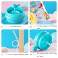 thumbnail image 3 of 250ml Whale Water Spray Cup Children Straw Drops-Resistant Jug Bottle for Baby Kids, 3 of 7