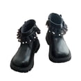 thumbnail image 4 of Girls' Boots Side Zipper Outdoor Boots Girls' Ankle Short Boots Fashion, 4 of 7