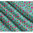 thumbnail image 3 of Soimoi Green Cotton Poplin Fabric Polka Dots Print Sewing Fabric Yard 42 Inch Wide, 3 of 7