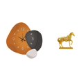 thumbnail image 1 of Reloj De Pared Moderno Con Forma De Caballo, Escultura Decorativa, Figura De Resina Grabada, Estatua De Animal, Reloj De Madera Para Dormitorio, Baño, Restaurante, Hogar, Oficina, Decoración,, 1 of 8