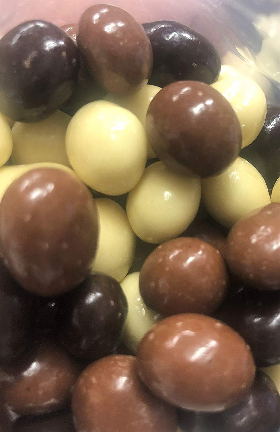 Chocolate Covered Espresso Beans Medley (Dark, Milk and White Chocolate) by Its Delish, 2 lbs