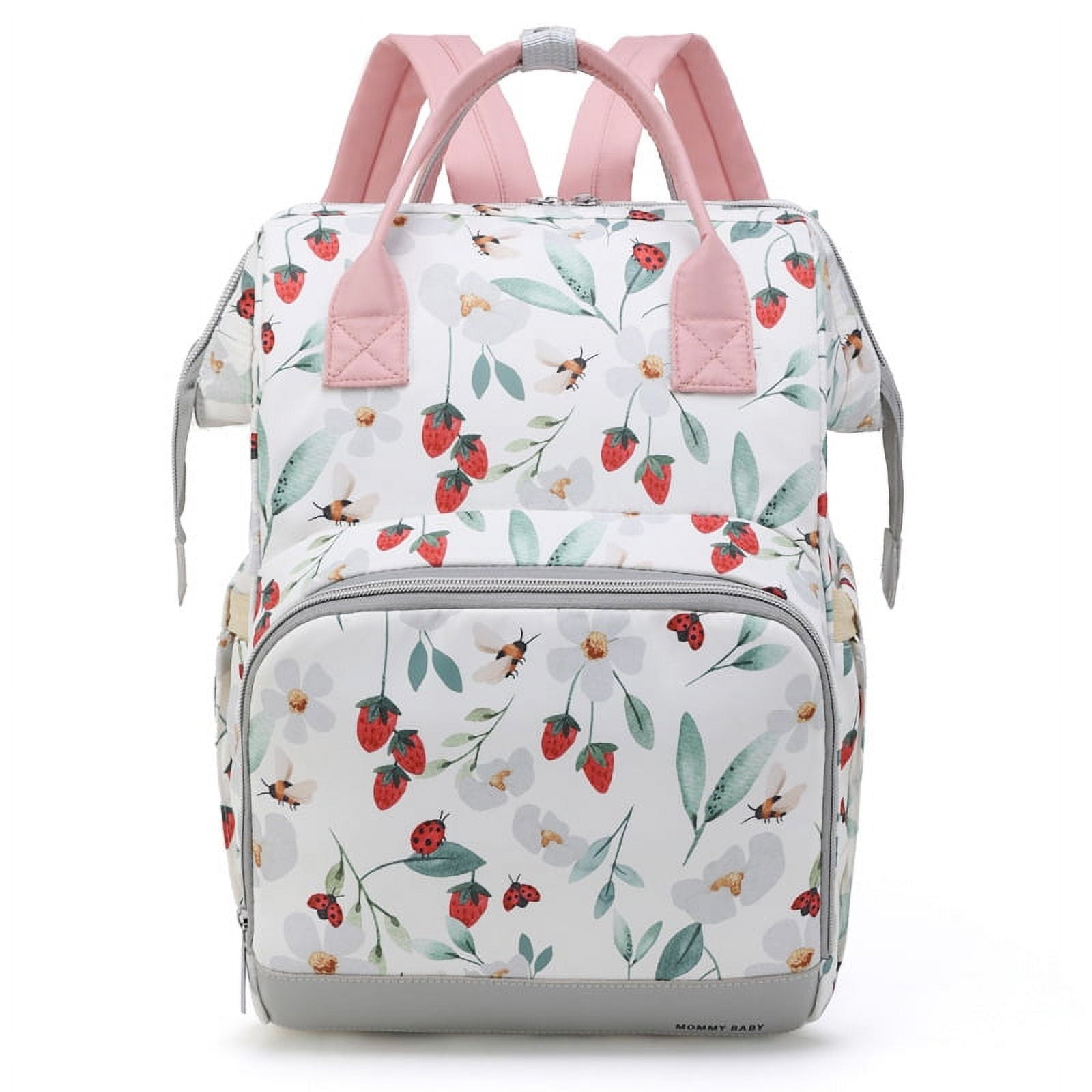 Printed Mummy Bag Multifunction Large Capacity Travel Backpack Maternity Baby Changing Bags Baby Stroller Backpack Diaper Changing Bag