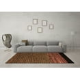thumbnail image 3 of Ahgly Company Indoor Rectangle Abstract Brown Modern Area Rugs, 7' x 10', 3 of 4