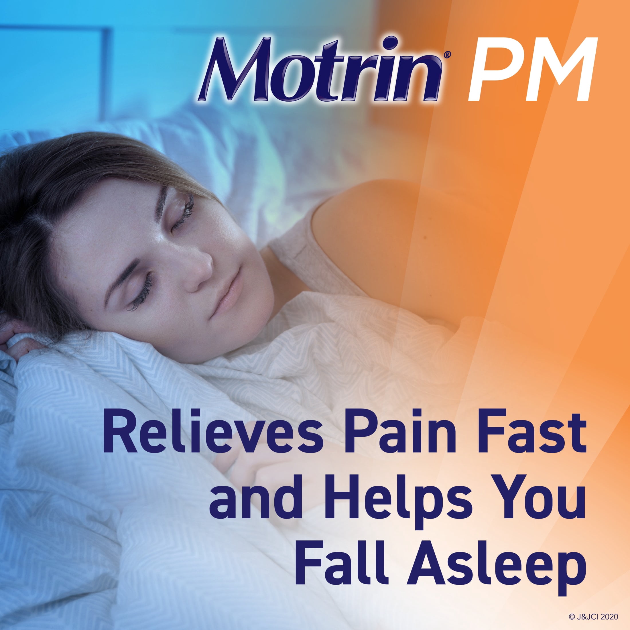 (6 pack) Motrin PM Caplets, 200 mg Ibuprofen & 38 mg Sleep Aid, Bulk, 80 Count