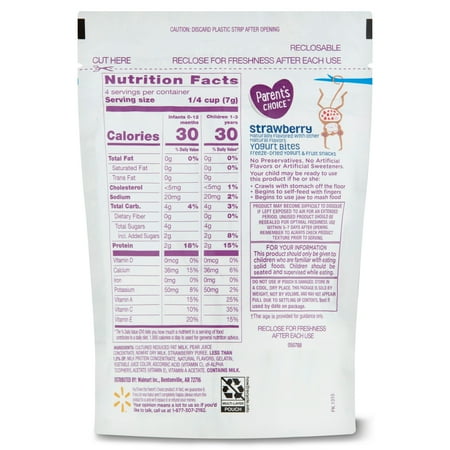 Parent's Choice Strawberry Yogurt Bites