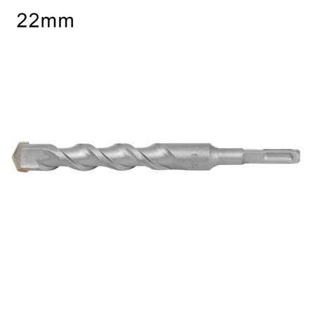 

fanshao 200mm Drill Bit Square Shank Smooth Drilling Multiple Sizes Tungsten Steel U-Shaped Flute Hammer Drill Bit for Concrete Brick Stone