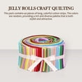 thumbnail image 3 of Shangren 40 Pcs Rouleaux de Gelée Artisanat Courtepointe Rouleaux de Gelée Patchwork pour Artisanat, 3 of 14