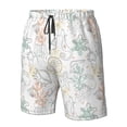 thumbnail image 3 of Wukai Sea Animals Print Beach Trunks with Compression Liner Swimsuit Quick Dry Beach Sports Shorts with Pocket-X-Large, 3 of 8