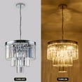 thumbnail image 4 of SIMPOL HOME Modern Crystal 3-Tier Adjustable 7-Light LED Chandelier Pendant Light, 4 of 6
