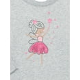 thumbnail image 3 of Garanimals Toddler Girl Graphic Fleece Sweatshirt with Long Sleeves, Sizes 2T-5T, 3 of 3