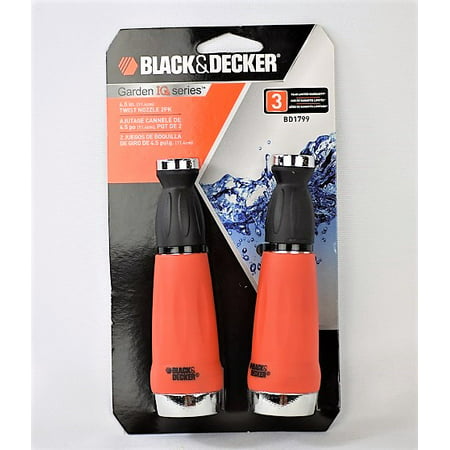Black & Decker Pack of 2 Twist Nozzle Garden Hose (Best Price Garden Hose)