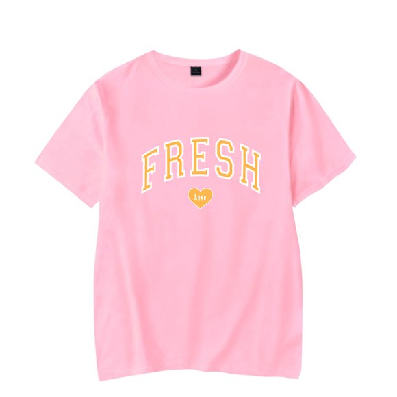 Sturniolo Triplets Merch Fresh Love Varsity T Shirt Summer For Men/Women Unisex Fashion Funny Casual Short Sleeve T-Shirts