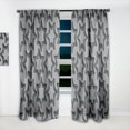 thumbnail image 2 of Designart 'Abstract Starshaped Technology' Modern & Contemporary Curtain Panel, 2 of 5