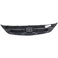 thumbnail image 2 of For Honda Civic 2001 2002 2003 Grille | Textured Black Shell and Insert | Made Of Plastic | Replacement For HO1200155, 2 of 6