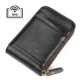 thumbnail image 3 of card holder wallet Genuine leather Black, 3 of 5