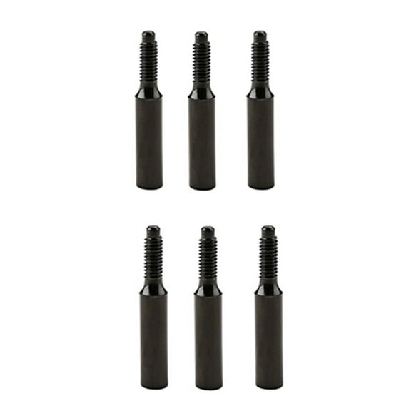 6 Pcs String Locking Screws Black Bridge Tremolo Saddles Screw for Floyd-Rose Electric Guitar Replacement Accessories