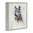 thumbnail image 4 of Stupell Industries Rustic Wolf & Trees Animals & Insects Painting Gray Framed Art Print Wall Art, 12 x 12, 4 of 10