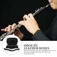ETHZZLE PU Oboe Case with Wood Metal Frame and Plush Interior, Secure ...