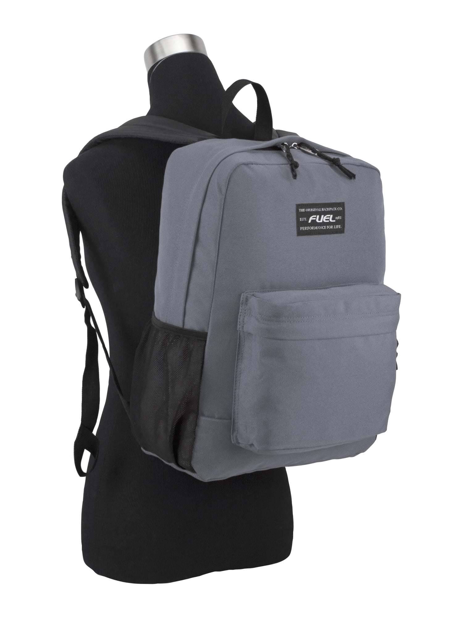 Fuel Unisex Legacy Everyday Classic Backpack, Gray