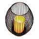thumbnail image 2 of De Alambre Negro De Hierro De Artístico LED Para Sala De , Interior, Exterior, Boda, , Bar, Decoraciones, Soledad Estuche de alambre para candelabro, 2 of 10