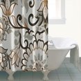 thumbnail image 4 of Waterproof Bohemian Shower Curtain 72x72 Inch Boho Style Polyester Unique Shower Curtain for Bathroom Hotel Home Decor with 12 Plastic Hooks, 4 of 5