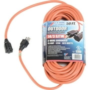 U.S. Wire and Cable Corp. Orange SJTW 15A Cord Set