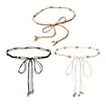 thumbnail image 3 of Summer Festival Waist Chain Bohemian Braided Nylon Belt Women Layering Accessory, 3 of 11