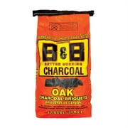 B&B Oak Charcoal Briquettes- 17.6 lbs