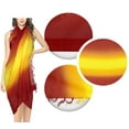 thumbnail image 6 of HAPPY BAY Women's Summer Beachwear Sarong Swimsuit Coverups Chiffon Long Bathing Suit Beach Wraps Sheer Bathing Suit Skirts Swim Cover up One Size Garnet, Plain, 6 of 6
