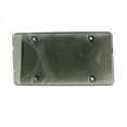 thumbnail image 3 of Cubiertas de matrícula Irfora 2 protectores de placa de matrícula, marco de placa de matrícula, cubiertas de placa gris oscuro transparentes para coche, camión Irfora Cubiertas de matrícula, 3 of 7