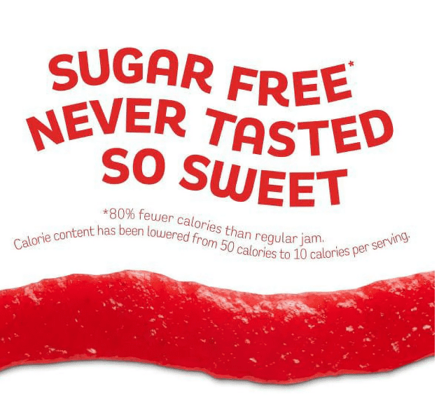 Smucker's 16.5 Ounce Squeeze Sugar Free Strawberry Each (Pack of 4)