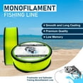 thumbnail image 3 of Reaction Tackle Monofilament Fishing Line- Strong and Abrasion-Resistant Nylon Mono Fishing Line, Freshwater and Saltwater Fishing Line Yellow 15/1200, 3 of 7