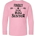 thumbnail image 3 of Inktastic Finally I'm the Big Sister Long Sleeve Youth T-Shirt, 3 of 5